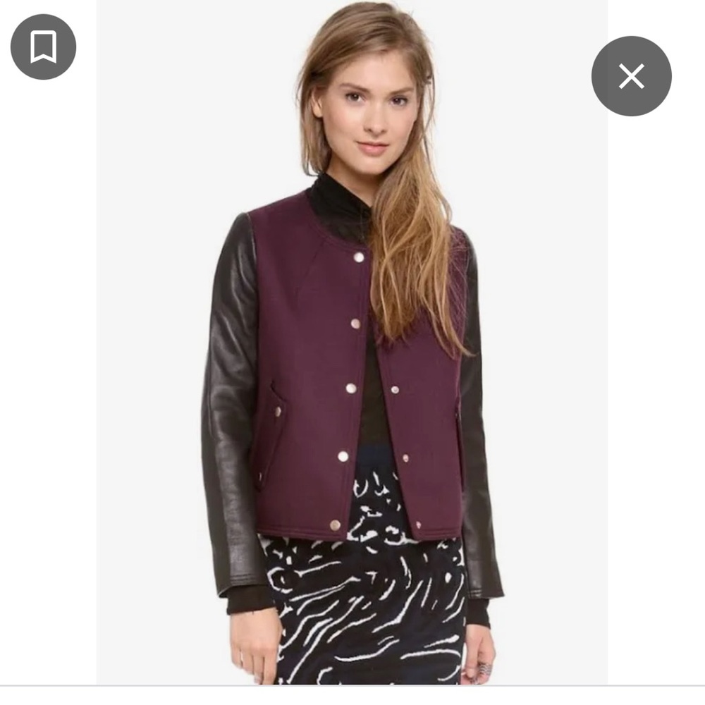 Club Monaco two tone bomber - size small